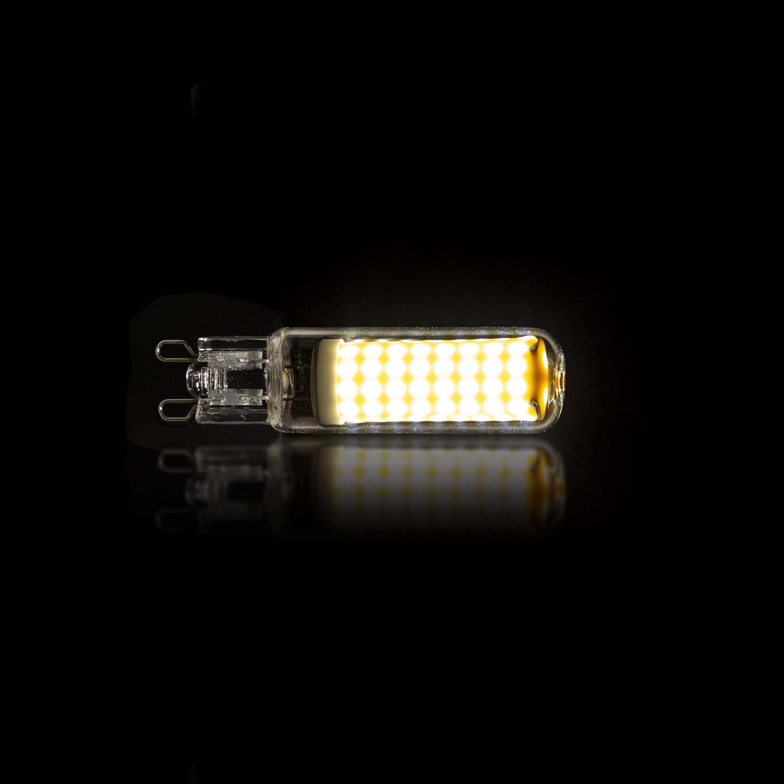 Source lumineuse LED G9 dimmable / Verre transparent