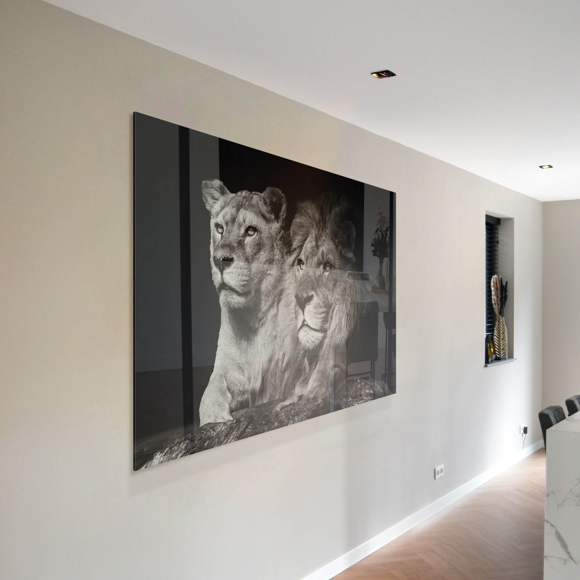 Lion Couple – Verre