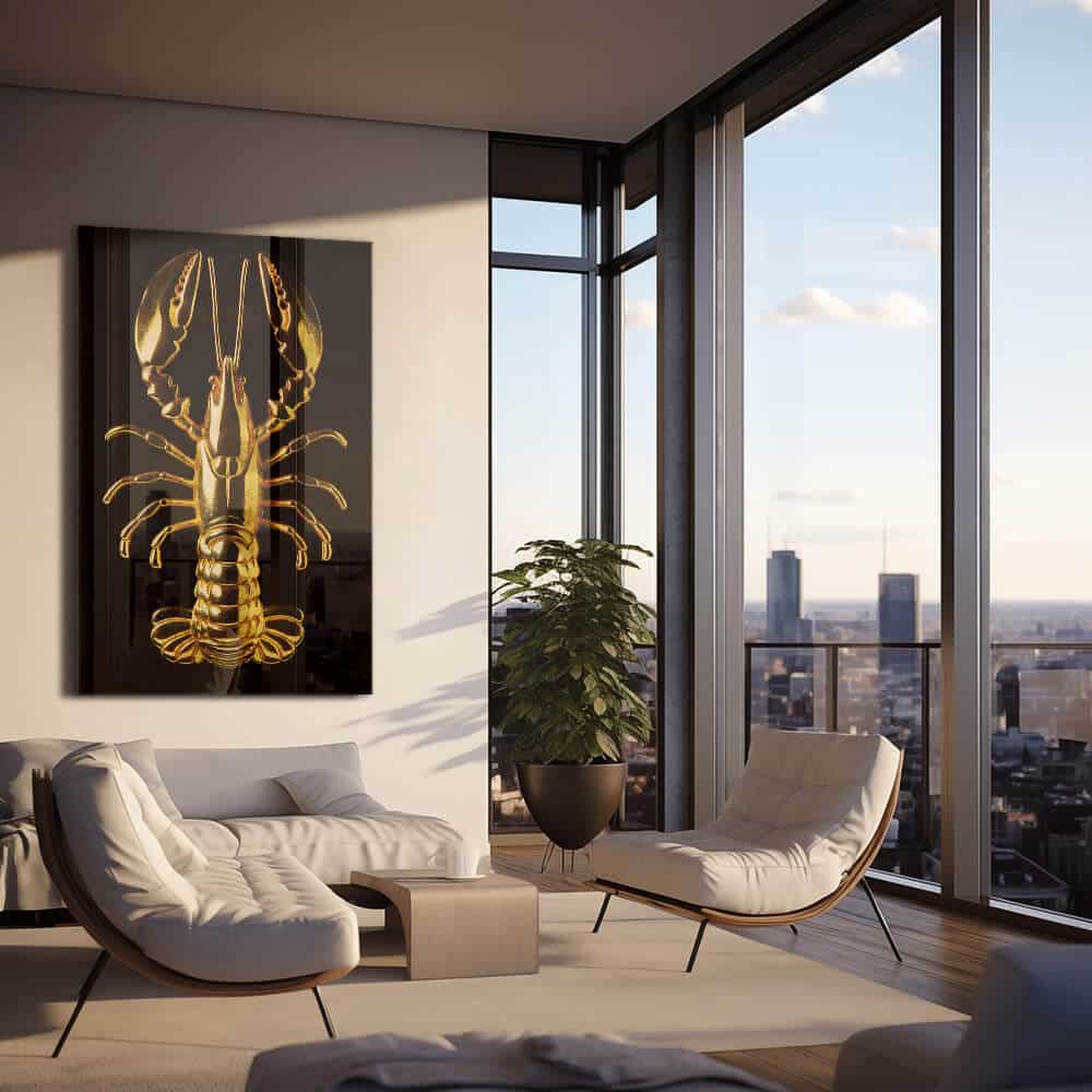Golden Lobster – Verre
