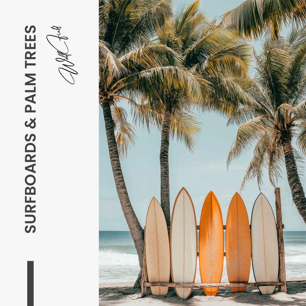 Surfboards & Palm Trees – Verre