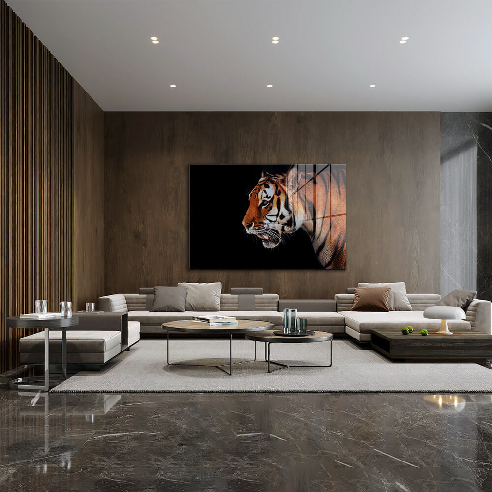 Horizontal Tiger – Verre