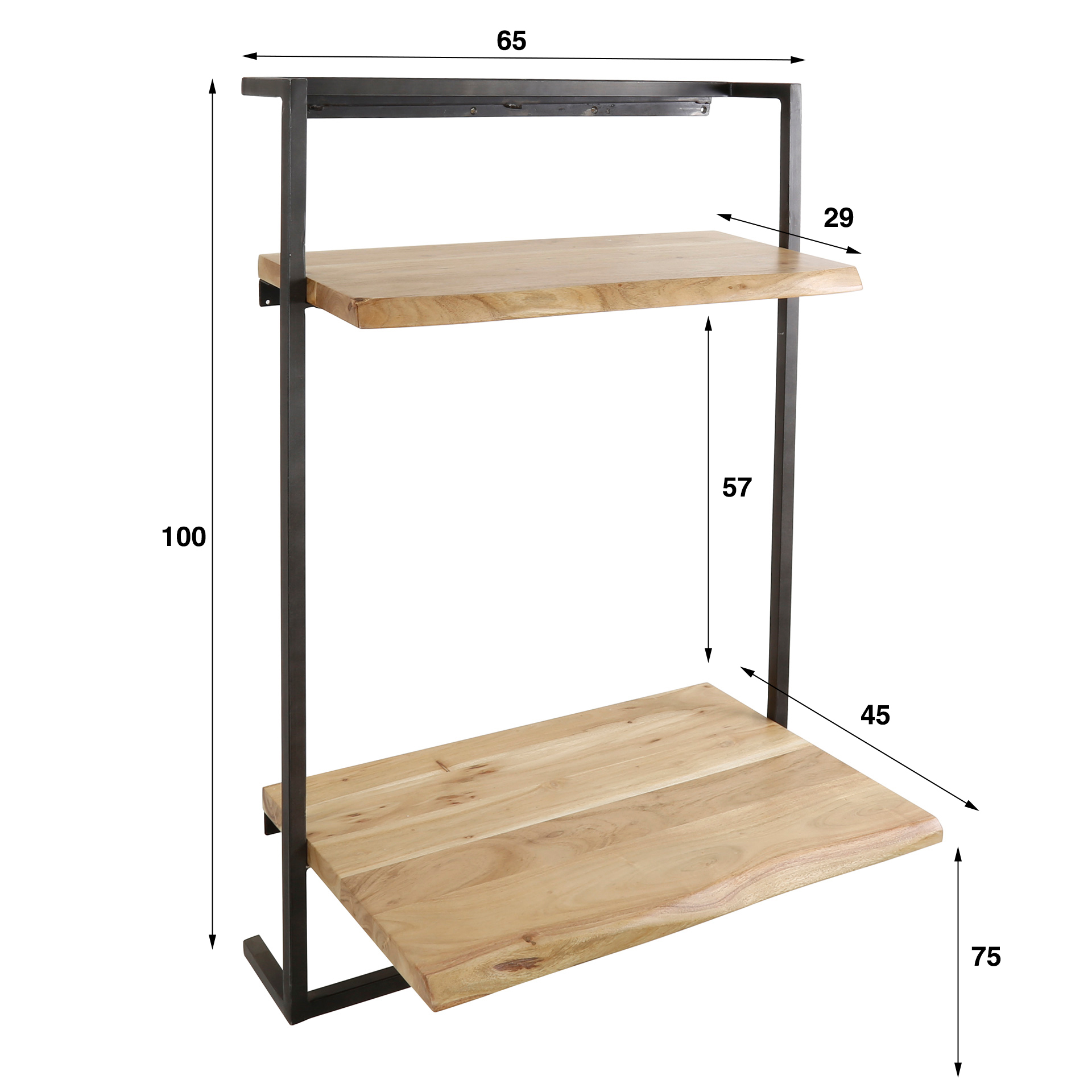 Bureau air solid / Acacia massif naturel