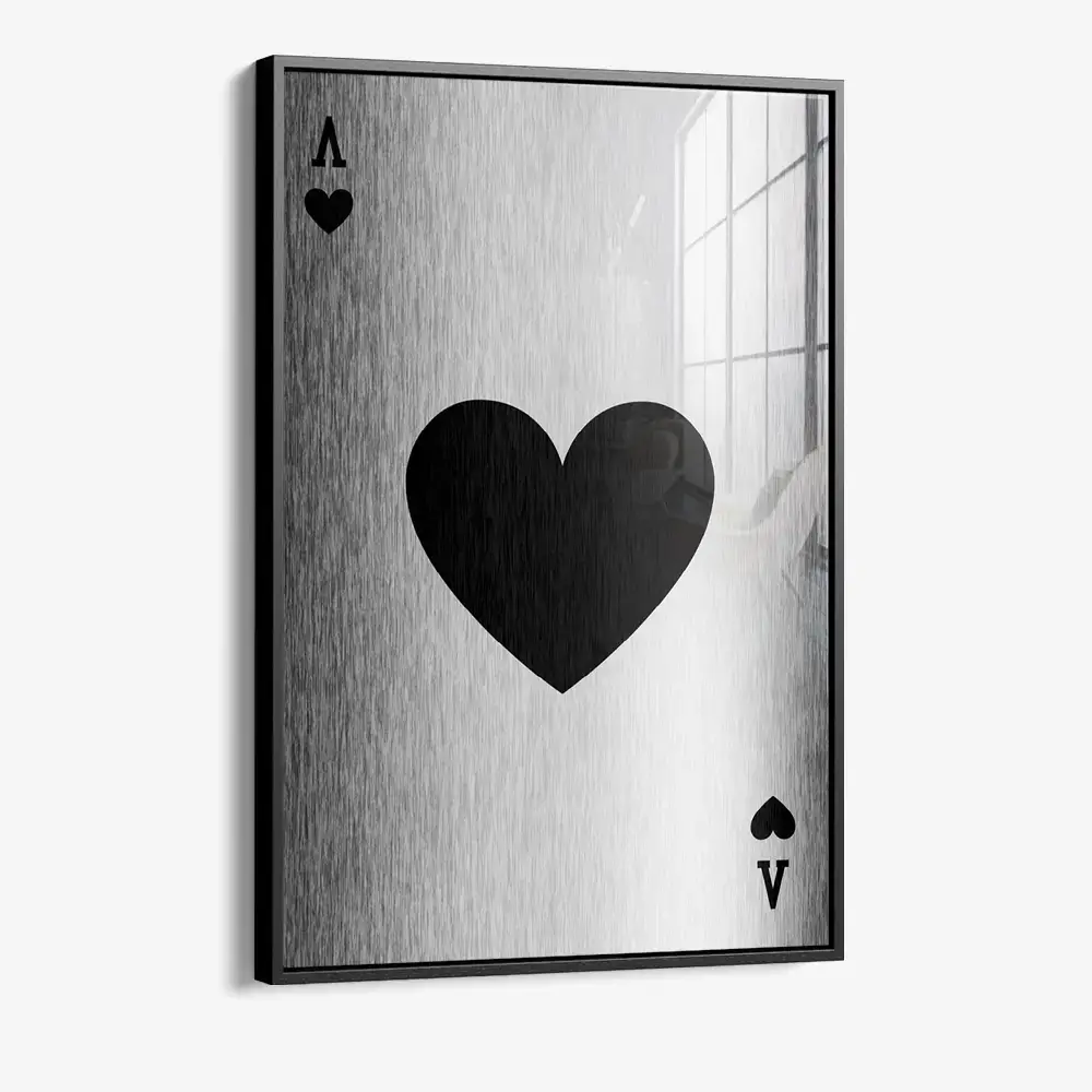 Ace of Hearts Noir II – Verre