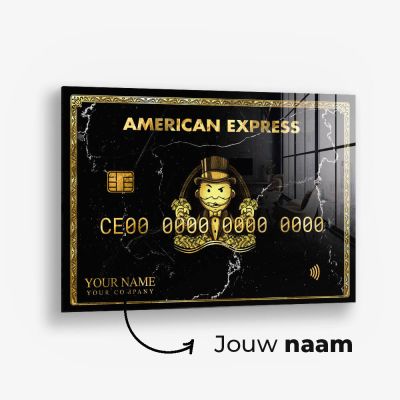 Custom AMEX (Gold) – Verre