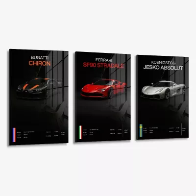 Bundle: "Hypercars" (3x) – Verre