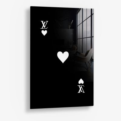 LV Hearts Noir – Verre