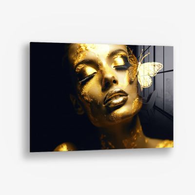 Butterfly Woman (Gold) – Verre