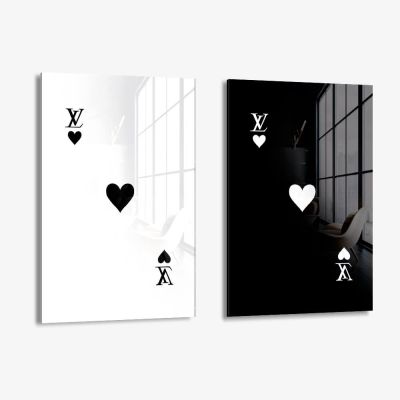 Bundle: "LV Hearts" (2x) – Verre