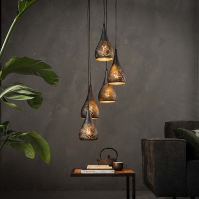 Lampe suspendue 5L Punch étagé